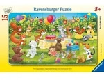 Kinderpuzzle 15 Teile - Tierische Geburtstagsfeier