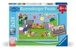 Kinderpuzzle 2x24 Teile - Peppa Wutz - Partyzeit!