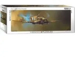 Panoramic Puzzle 1000 Teile - Spitfire by Barrie A.F. Clark