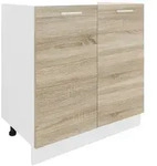 Sp&uuml;lunterschrank Breite 80 cm Sp&uuml;lenschrank Esilo