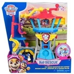 PAW Patrol Air Rescue - Pup Squad Flughafen Tower mit Fahrzeugstarter, Chase-Pup