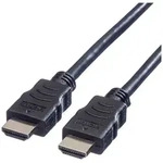 Value HDMI Anschlusskabel HDMI-A Stecker 2.00 m Schwarz 11.99.5542 4K UHD, Geschirmt