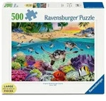 Erwachsenenpuzzle 500 Large Pieces - Meeresschildkr&ouml;ten