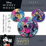Holz Puzzle Sonderform 500 + 5 - Mickey Mouse