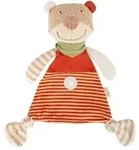 sigikid 39954 - Schnuffeltuch B&auml;r braun gestreift Vanilla