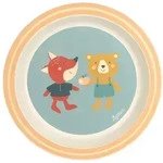 sigikid 25354 - Teller Fuchs und B&auml;r Yellow