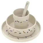 Dish Set PP/Cellulose Little Mateys royal blue