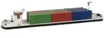 Faller 131013 H0 Schiff Modell Flussfrachter mit Containern