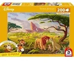 Schmidt 56560 - Disney, K&ouml;nig der L&ouml;wen, Puzzle mit Poster, 200 Teile aus NATPAX&reg;