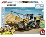 Schmidt 56552 - LIEBHERR Radlader L580, Puzzle mit Poster, 200 Teile aus NATPAX&reg;
