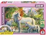 Einhornstute mit zwei Fohlen 200 Teile
