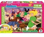 Schmidt 56542 - Bibi Blocksberg, Hexenrennen, Puzzle mit Poster, 150 Teile aus