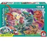 Kinderpuzzle Kleine Dinos, gro&szlig;e Abenteuer 36,1x24,3cm 100 Teile
