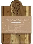 Holzbrett-Set Motiv "Mr"