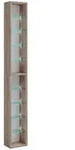 Holz CD DVD Stand Aufbewahrung Regal Rasato XL