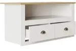 Holz TV Lowboard M&ouml;bel Fernsehschrank Balusa