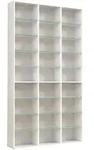 Holz CD DVD Standregal B&uuml;cherregal Regal Zilas XL