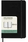 Moleskine 18 Monate Wochenkalender 2024/2025, P/A6, Horizontal, Fester Einband,