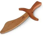 BestSaller 1141 - Entermesser / Piratendolch, Birkenholz ge&ouml;lt, 28cm,...