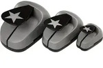 Creativ Company Stanzer-Set, Stern, Gr&ouml;&szlig;e 25+49+75 mm, 3 Stk
