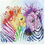 Diamond Dotz Regenbogen Zebras