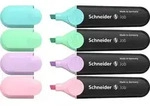 Schneider Textmarker Job Pastell, 4er Set