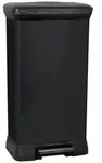 Curver Deco bin metalics 246364 M&uuml;lleimer 50l (B x H x T) 390 x 720 x 290mm Schwarz