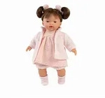 Babypuppe Vera br&uuml;nett rosa 33cm