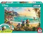 Schmidt 56557 - Disney, Lilo & Stitch, Puzzle mit Poster, 200 Teile aus NATPAX&reg;