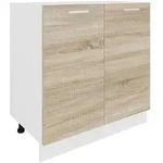 K&uuml;chenschrank B 80 cm Unterschrank Dreht&uuml;ren Esilo