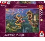 Puzzle Disney Thomas Kinkade Rapunzel Tangled up in Love 1000 Teile