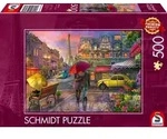 Schmidt 59713 - Regenzauber in Paris, Puzzle 500 Teile