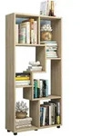 Holz Stand Regal Raumteiler B&uuml;cherregal Blina