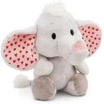 Kuscheltier Love Elefant hellgrau 23cm schlenkernd