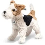 Steiff 076862 - Fox Terrier Foxy, 35 cm, Pl&uuml;sch