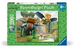 Kinderpuzzle 200 XXL Teile - Minecraft - Tierische Abenteuer