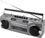 Soundmaster Retro Kassettenrecorder mit Radio DAB+, FM Kassette, DAB+, UKW,