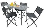 5 tlg. Bistroset Balkonset Gartenset Sumila 110x55