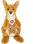 Teddy Hermann 916338 - K&auml;nguru mit Baby, 30 cm, Pl&uuml;schtier