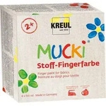 KREUL MUCKI Stoff-Fingerfarbe 4er Set 150 ml