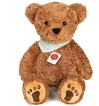 Teddy Hermann 91332 - Teddy braun, Pl&uuml;sch, 45 cm