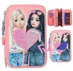 TOPModel 3 Fach Federtasche mit Wendepailletten