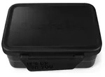 Satch Edelstahl Brotdose Black