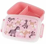 sigikid 25324 - Mini Brotdose Pony, Kunststoff, rosa, 17,5x9x5cm