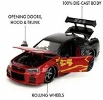 JADA TOYS Godzilla Nissan GTR Fertigmodell PKW Modell