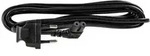 AS Schwabe 70883 Strom Netzkabel Schwarz 3m