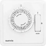 Suevia SU280439 Unterputz-Zeitschaltuhr analog Wochenprogramm 1200 W IP20