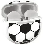 Fu&szlig;ball-Bluetooth-Kopfh&ouml;rer mit Ladecase