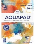 Aquapad Goldline Aquarellblock A6, 10,5x14,8cm, 300g , 50 Blatt