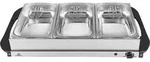 Silva Homeline SH 4.1 425009 Buffetw&auml;rmer Edelstahl, Schwarz